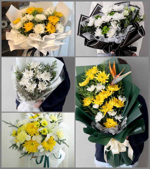 湖北襄阳市谷城县石花镇彭家湾村白事花束代送